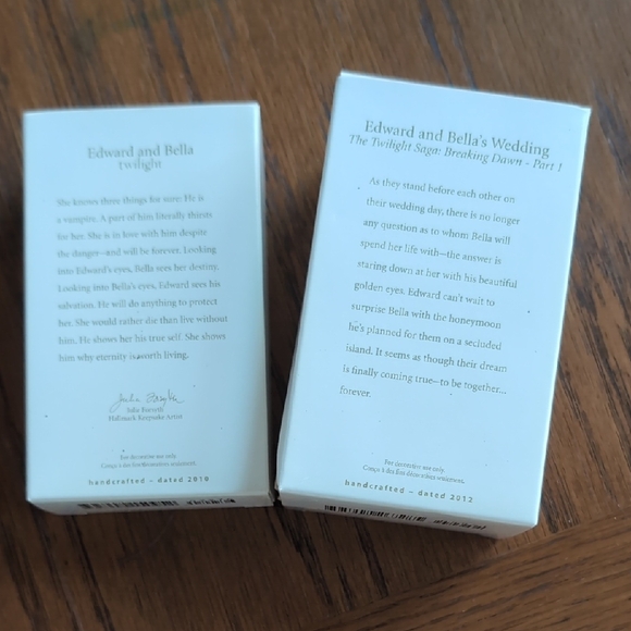 Hallmark Keepsake Twilight Wedding Ornaments - Picture 2 of 3